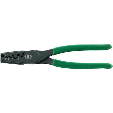 Stahlwille Crimping plier L.220mm head gunmetal finish handles crimp range 0.25, 0.5, 0.75, 1, 1.5, 2.5, 4, 6, 10, 16mm² 66346220